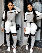 Load image into Gallery viewer, 2019 autumn winter women long-sleeved sweater top joggers pants suit two pieces set fashion sportswear tracksuit outfit