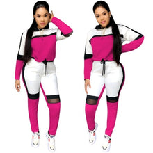 Load image into Gallery viewer, 2019 autumn winter women long-sleeved sweater top joggers pants suit two pieces set fashion sportswear tracksuit outfit
