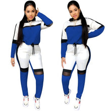 Load image into Gallery viewer, 2019 autumn winter women long-sleeved sweater top joggers pants suit two pieces set fashion sportswear tracksuit outfit